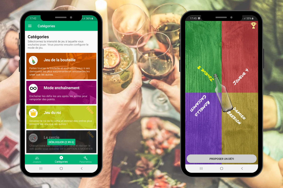 A screenshot of drinkle